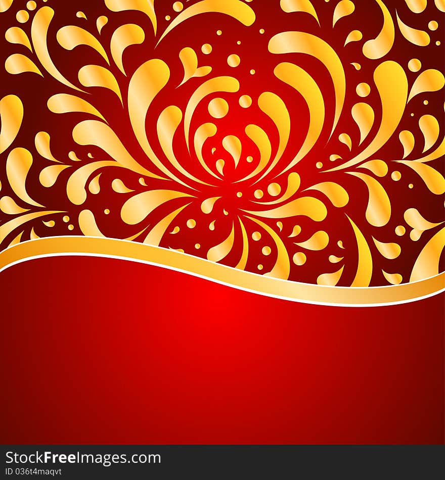 Floral background for you design