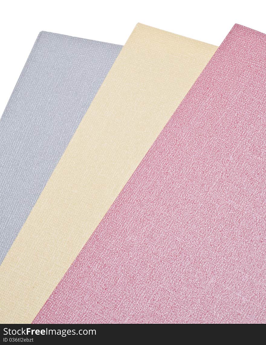 Textured Paper Background Pink, Yellow and Silver Grey