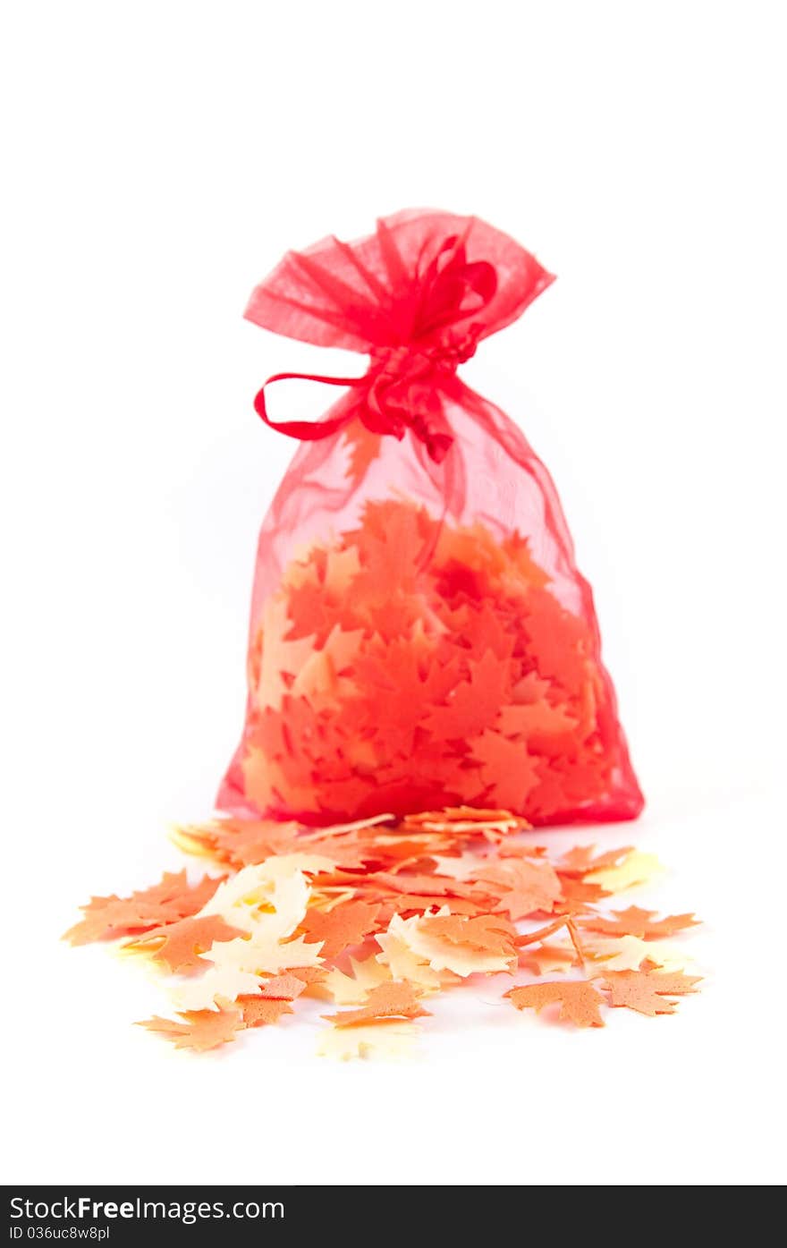 Decorative soap in a sack