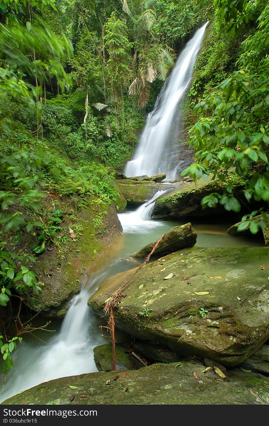 Waterfall in Thailand national park