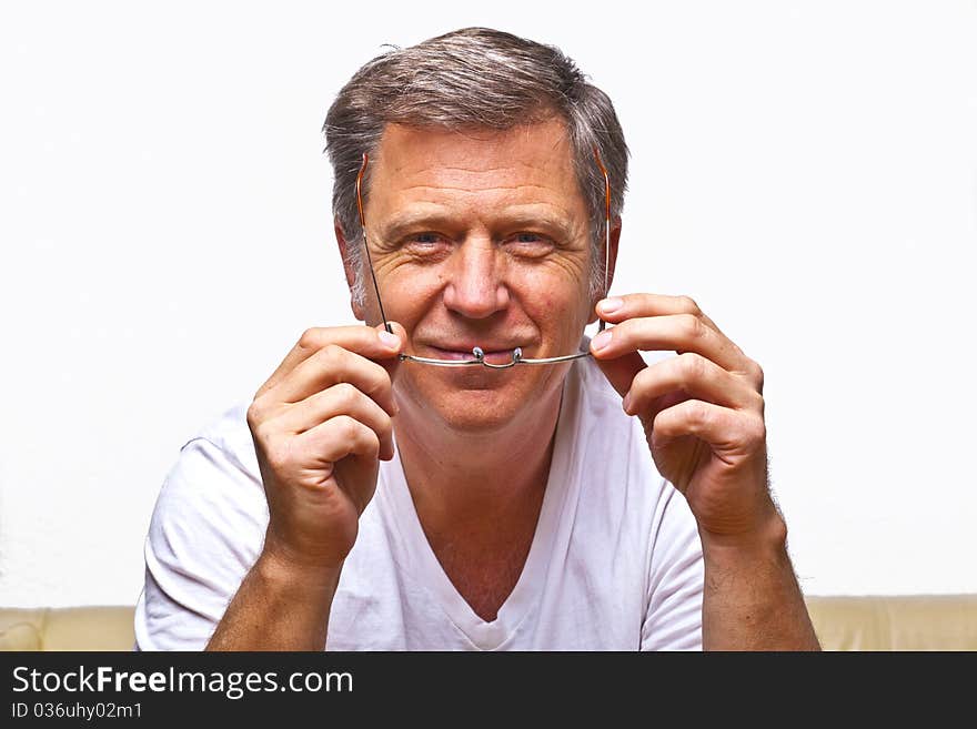 Man With Reading Glasses