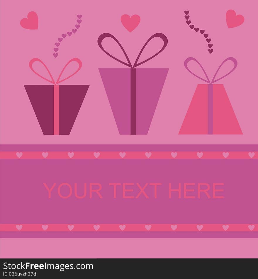 Cute st. valentine s day card