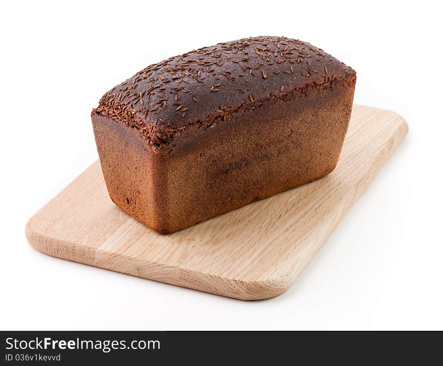 Rye-bread On Cutting Board