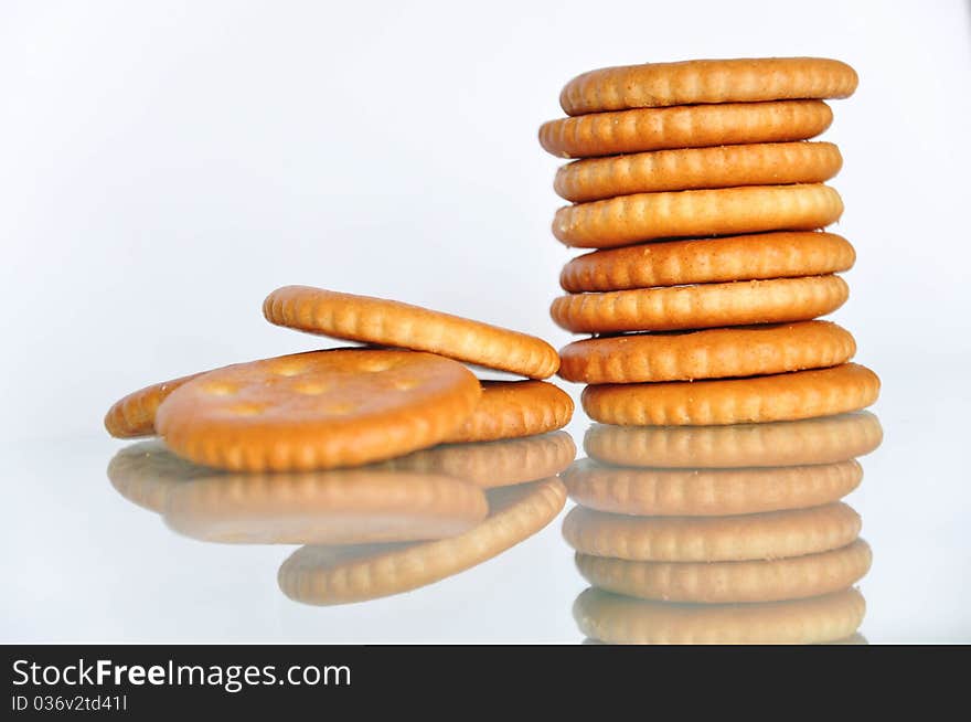 Group of crackers cookies