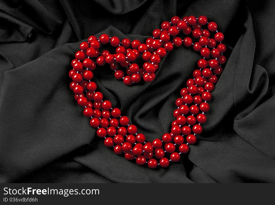 Beads In Heart Shape