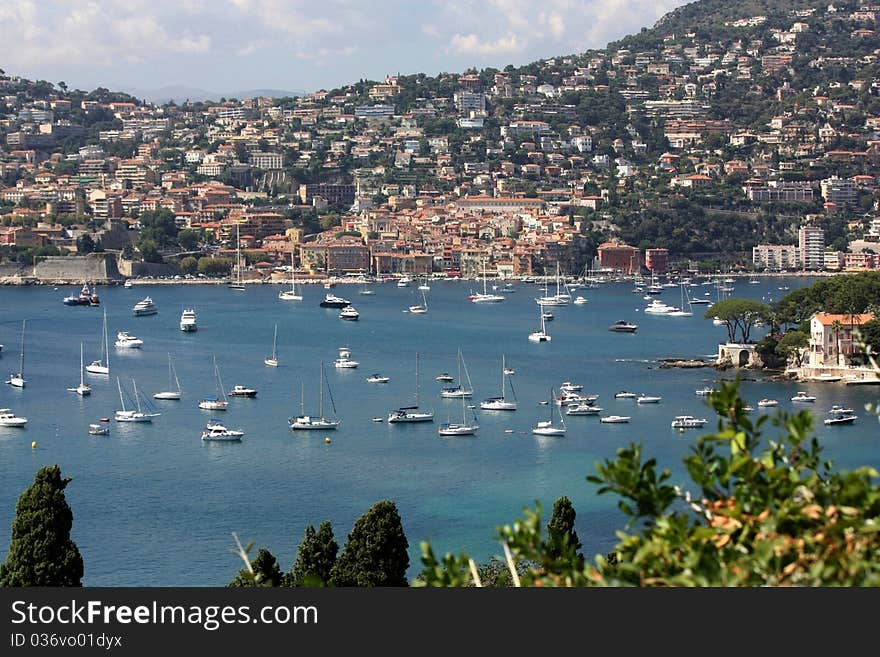 La baia di Villefranche sur mer. La baia di Villefranche sur mer