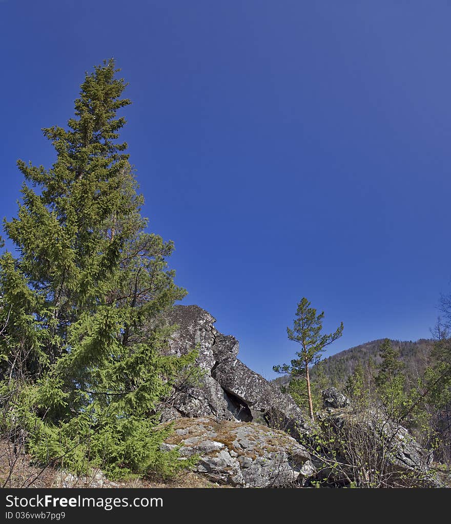 Rocks Of The Nurgush Mountain