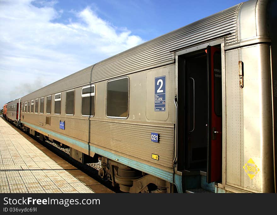 Standstill in the line of railway. Standstill in the line of railway