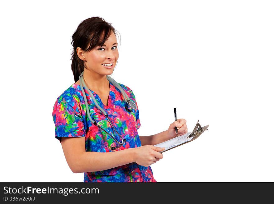 Nurse Smiling At Camera