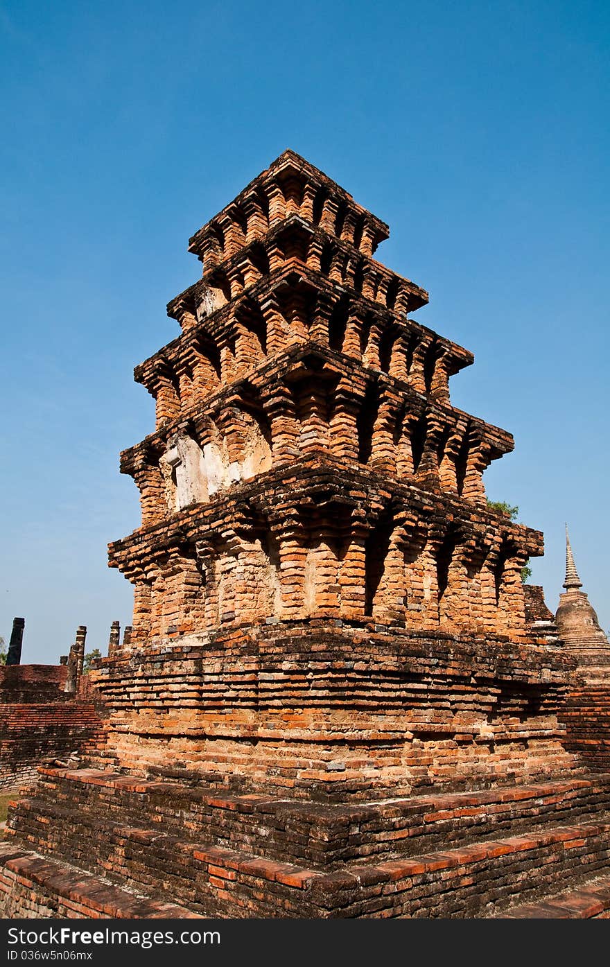 Pagoda of Sukhothai historical park,Thailand