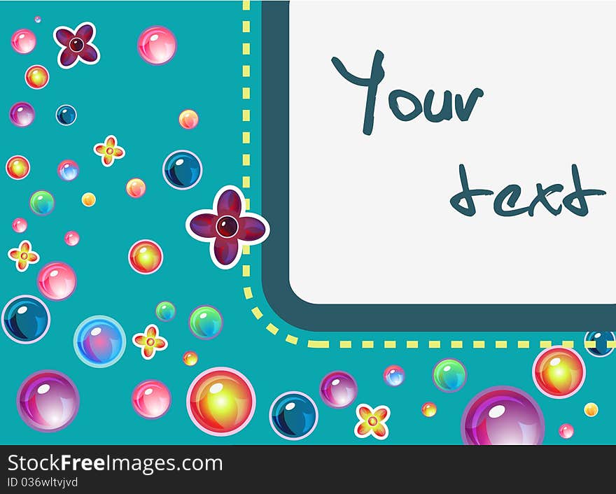 Beautiful abstract background with bright multicolor bubbles. Beautiful abstract background with bright multicolor bubbles