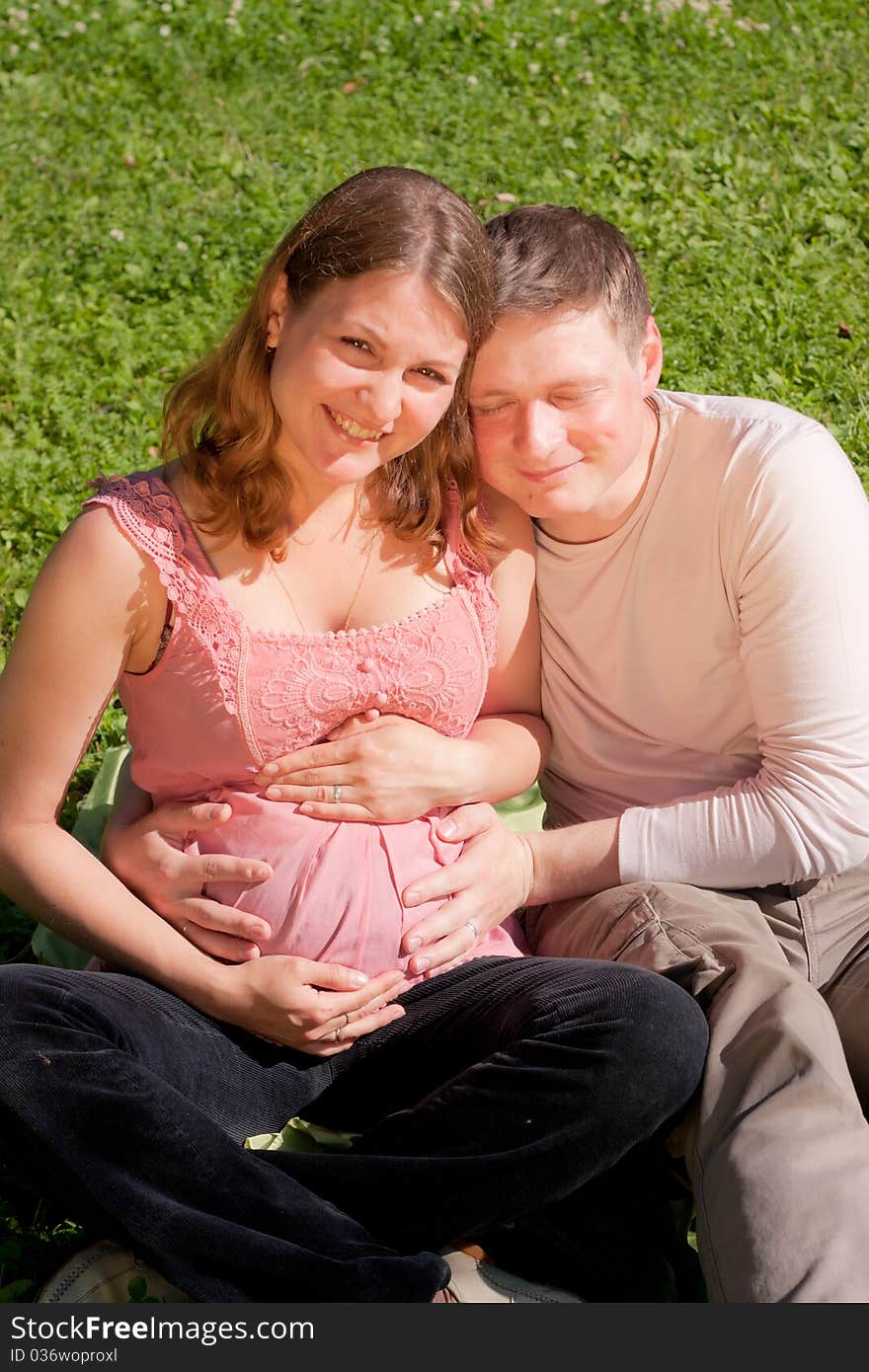 Young Family In Waiting For The Child