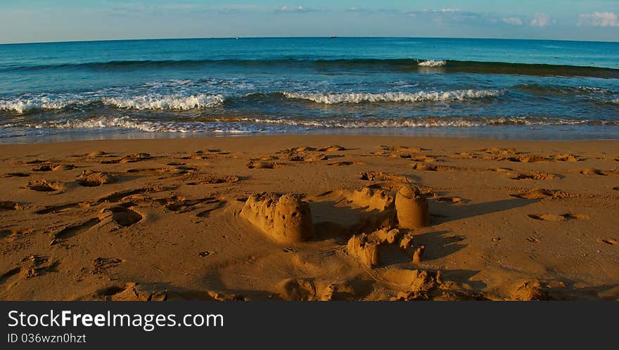 Constructions from sand