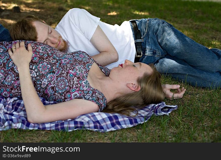 Couple In Park