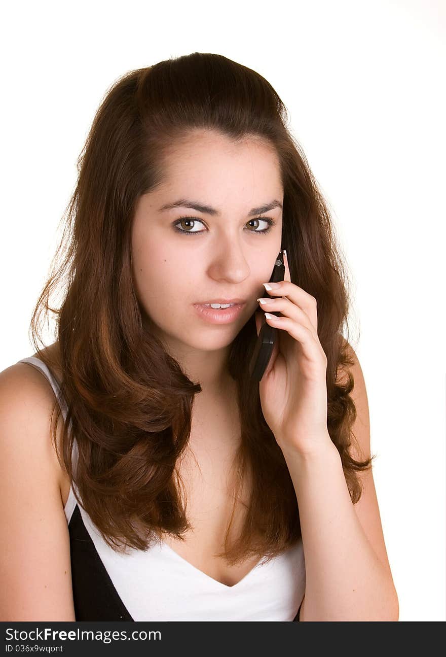 Young and attractive hispanic woman in her late teens to early twenties. Young and attractive hispanic woman in her late teens to early twenties