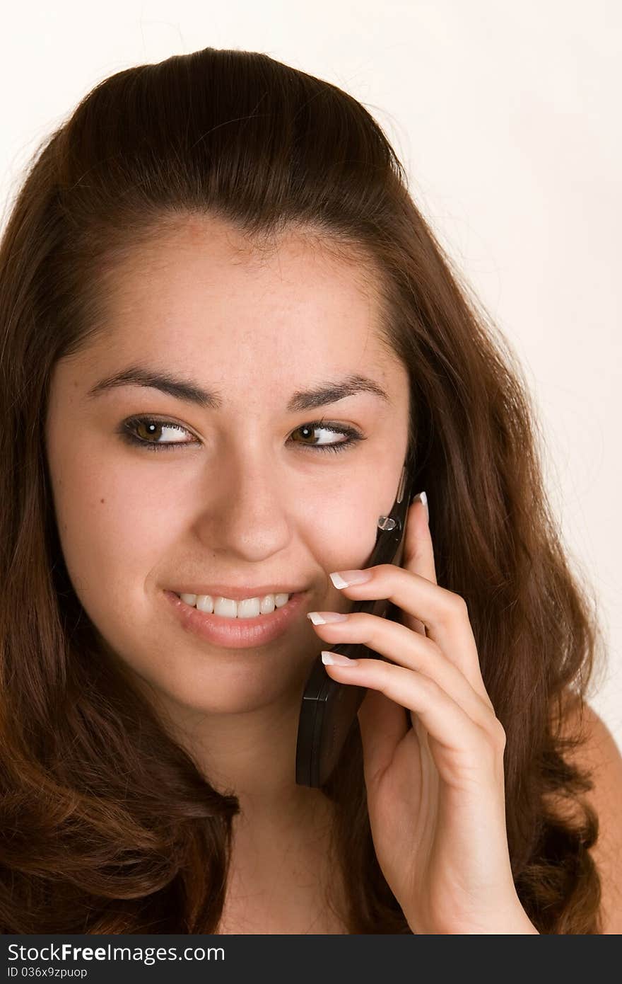 Young Woman On Phone