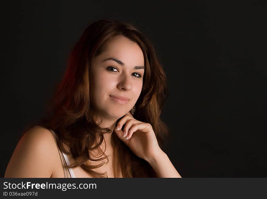 Young and attractive hispanic woman in her late teens to early twenties. Young and attractive hispanic woman in her late teens to early twenties