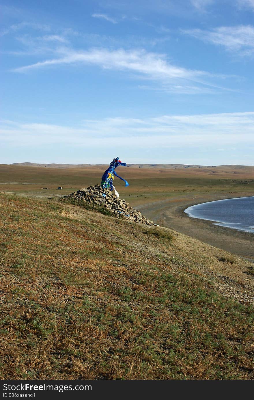 Ovoo in Mongolia