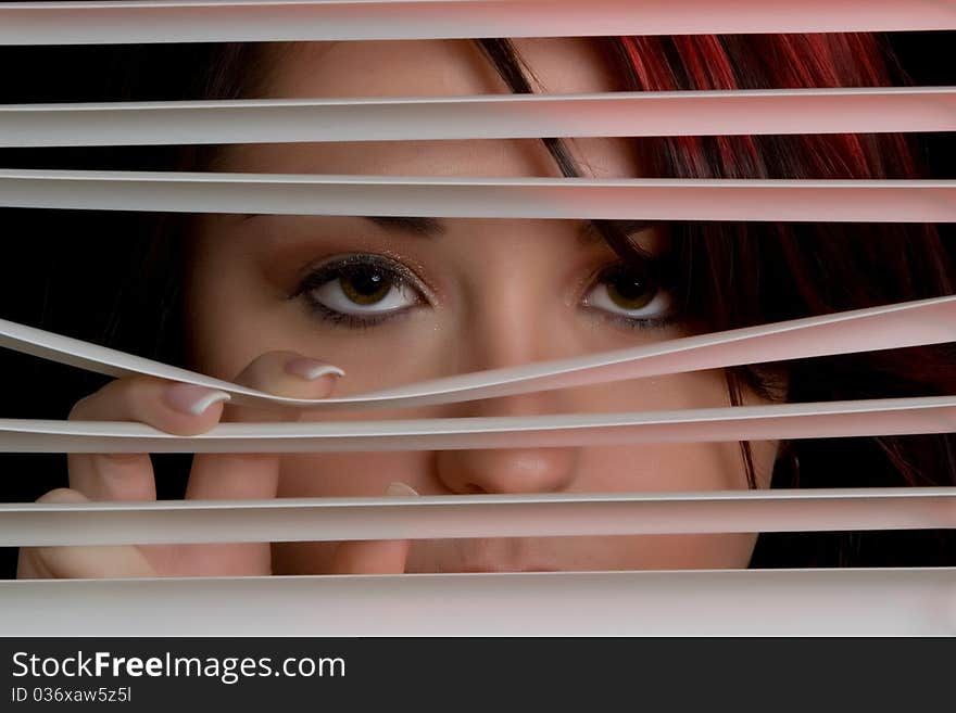 Portrait of a young hispanic woman in her twenties. Portrait of a young hispanic woman in her twenties