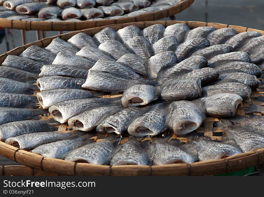 Dried Gourami Fish the Food Preservation