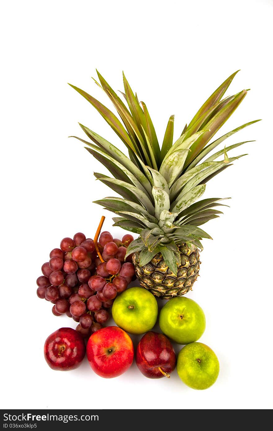 Fruit Variety From Top View