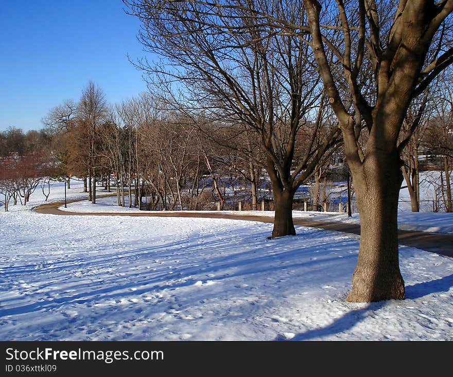 Winter Park on a sunny day