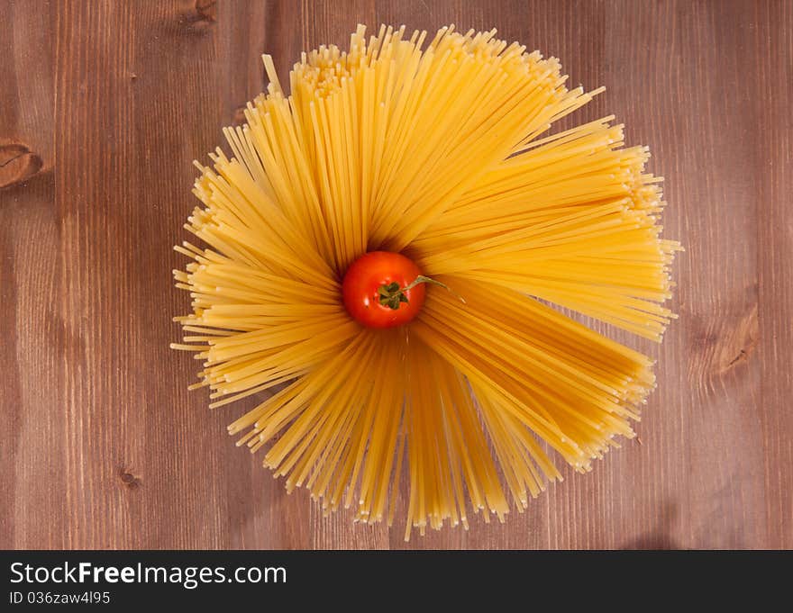 Pasta and tomato