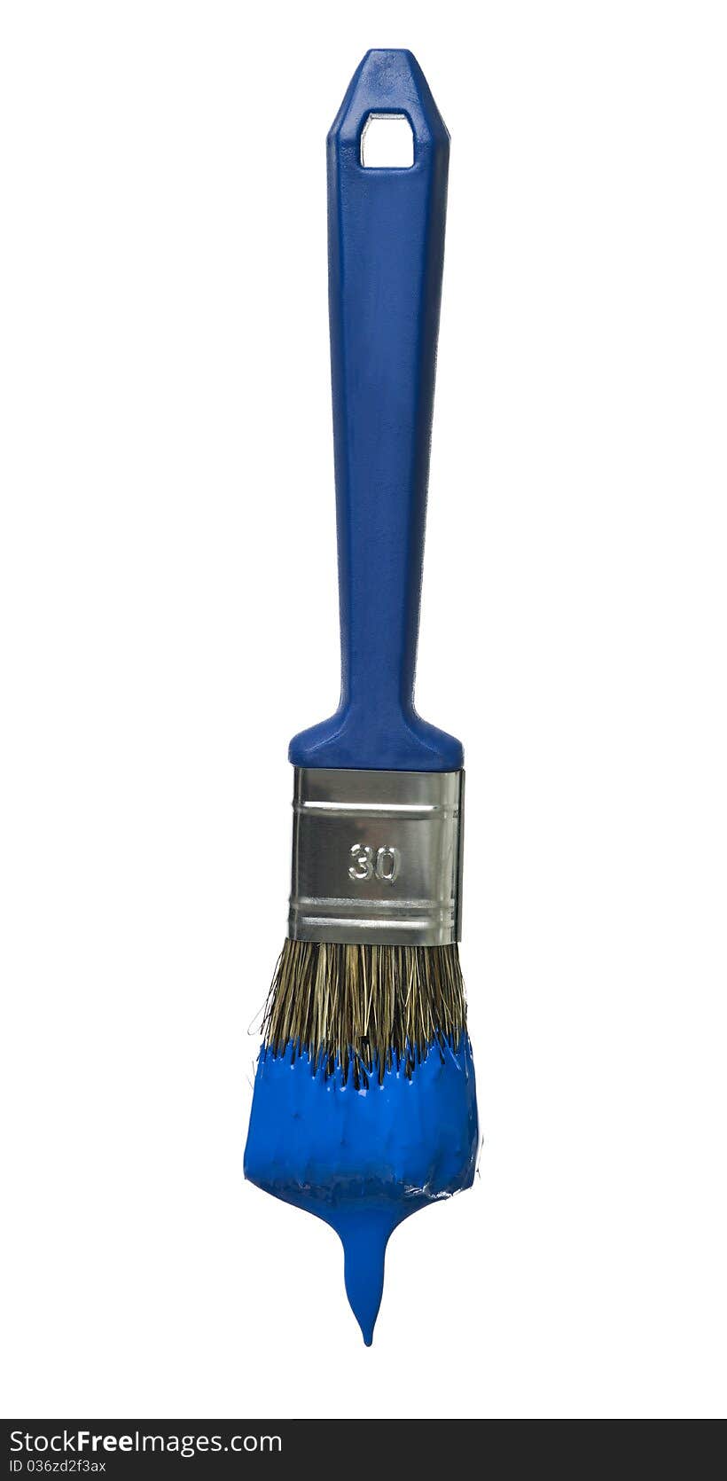 Blue Paintbrush