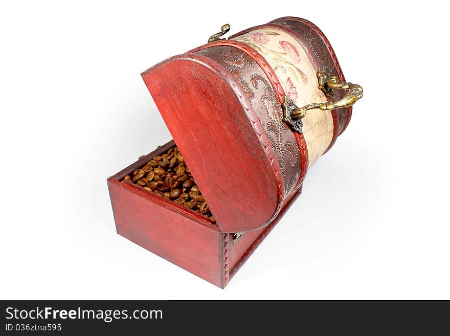 Chest Box isolated on a white background