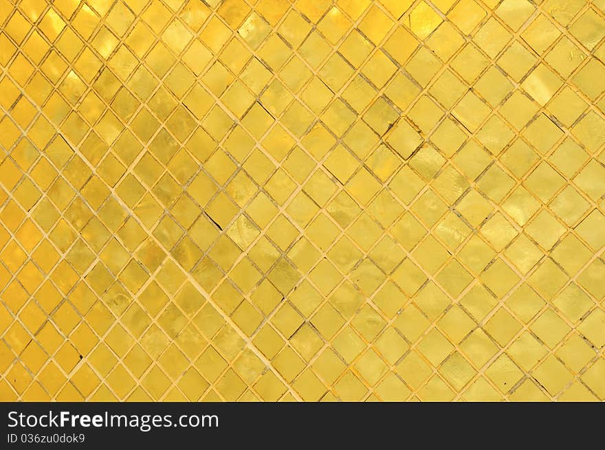 Gold Texture At Wat Phra Kaew