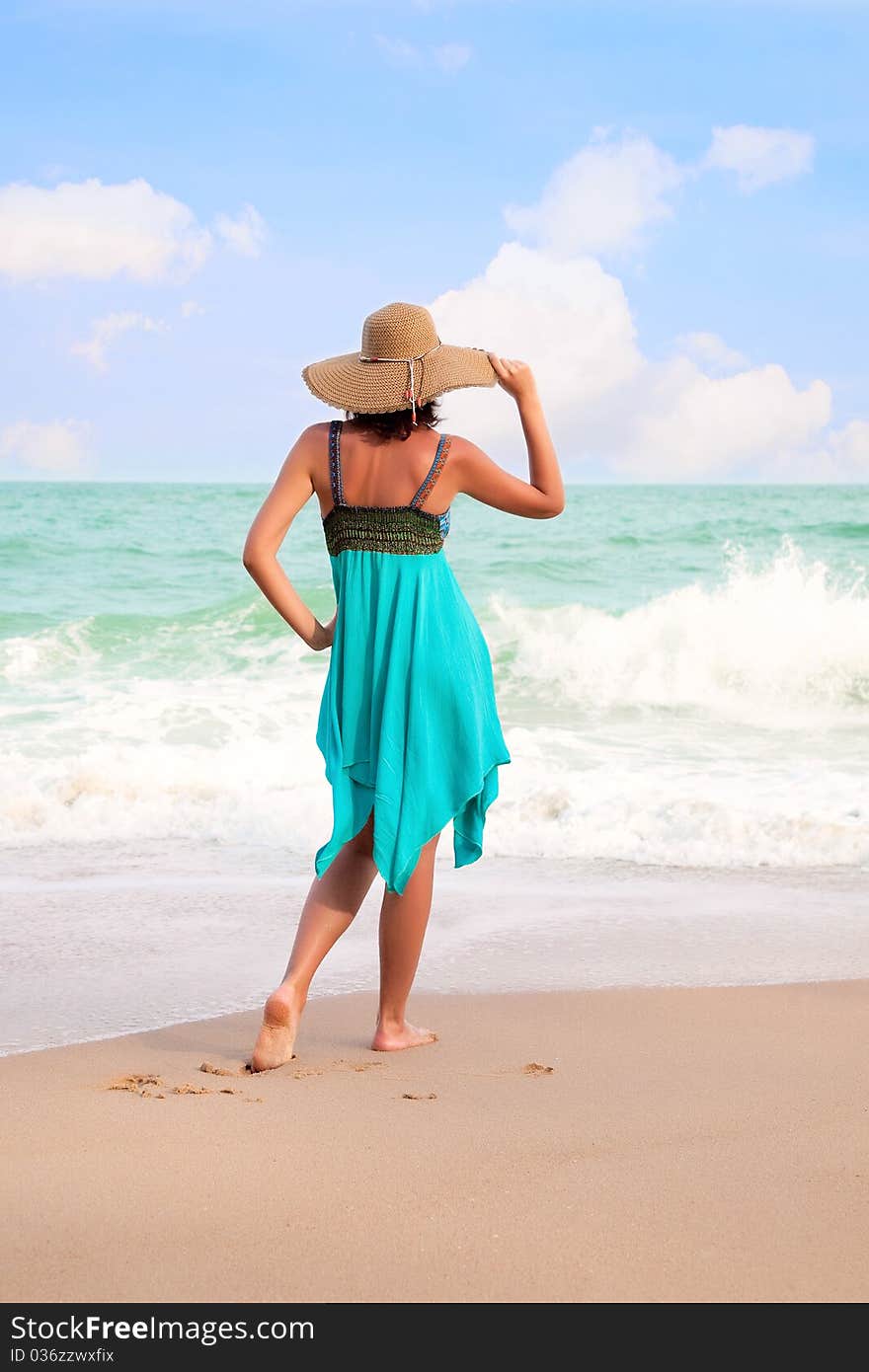 Beautiful Woman at the beach