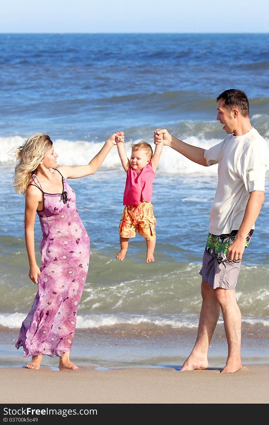 Family On  The Sea