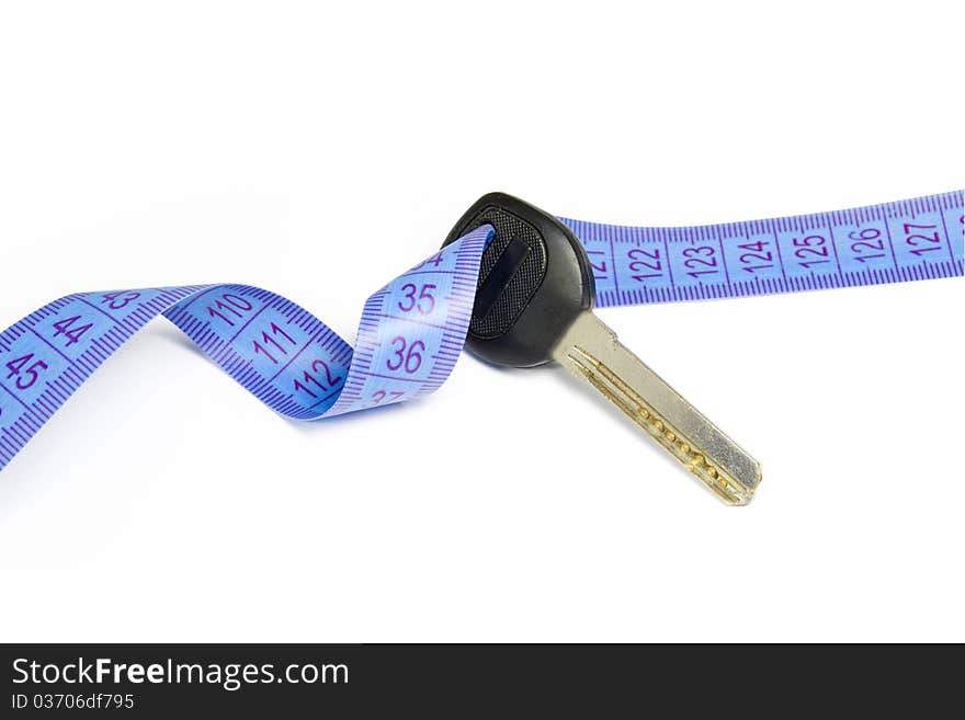 Keys isolated on a white background