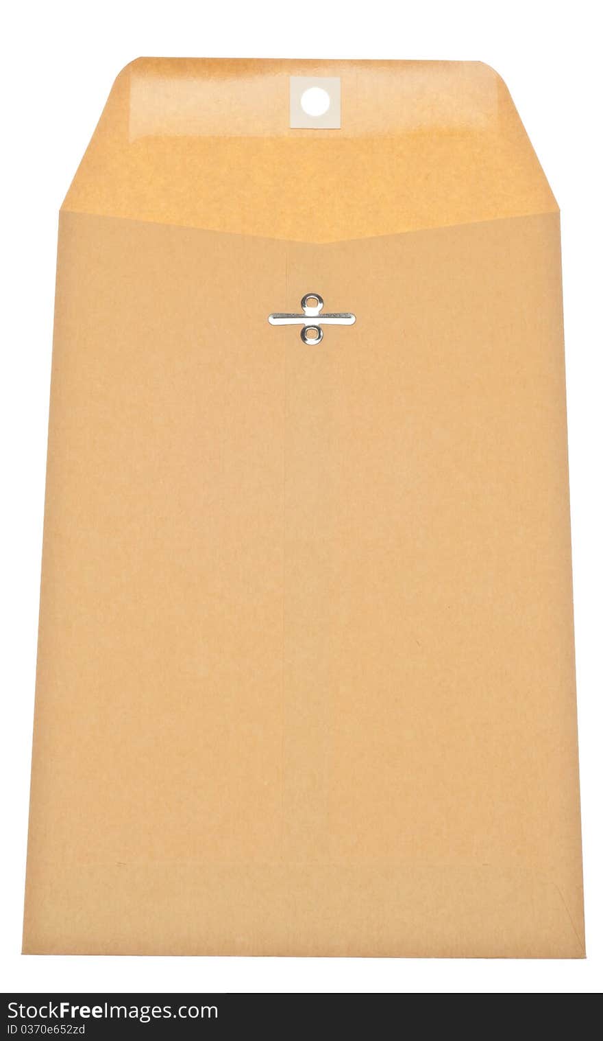 Open Brown Business Envelope