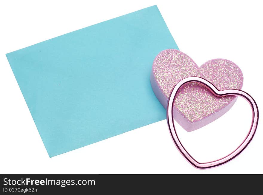 Love Letter Concept with Envelope and Heart for Valentine's Day and Romance Concepts.