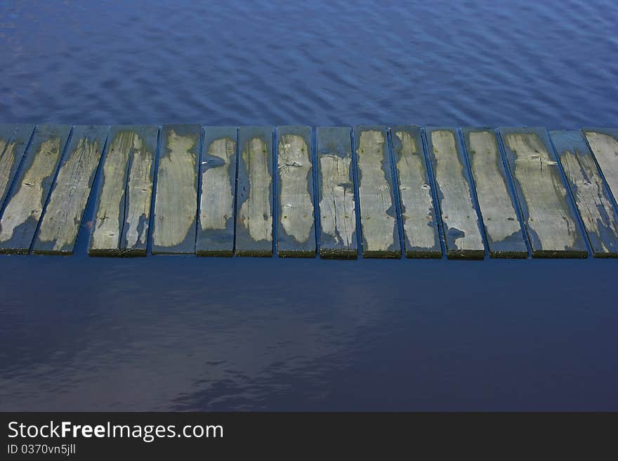 A path across the flooded dunes