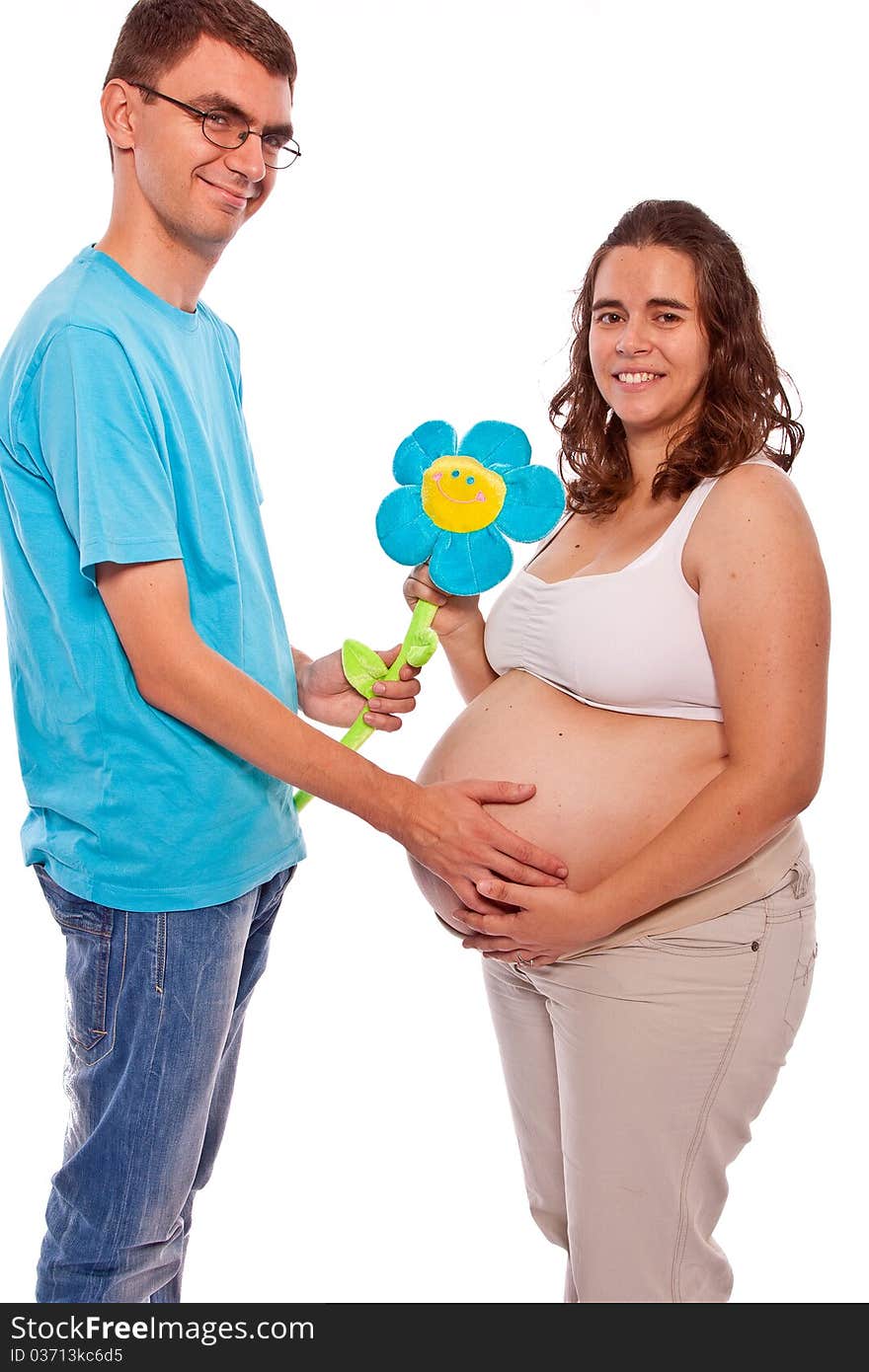 Expecting Couple, Concept Of Expecting A Babby Boy