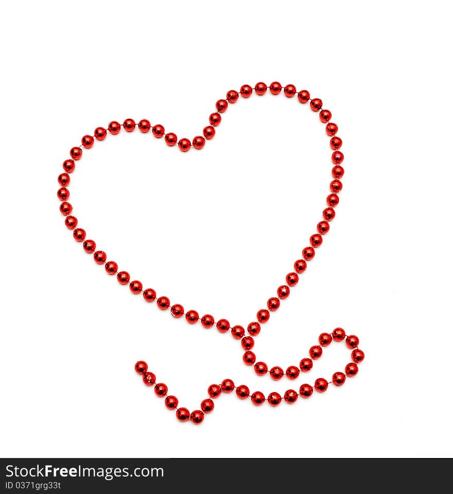 Symbol Heart Of Beads