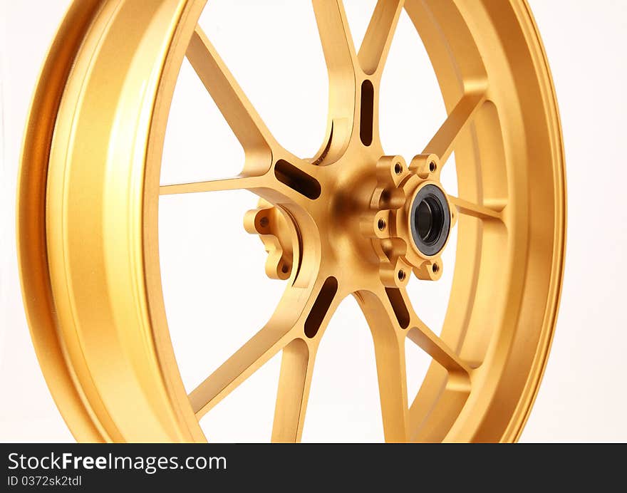 Gold forged wheels