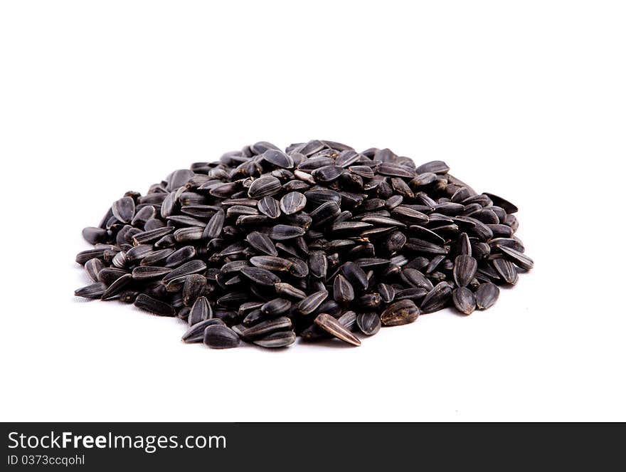 Seed healthy sunflower food isolated. Seed healthy sunflower food isolated