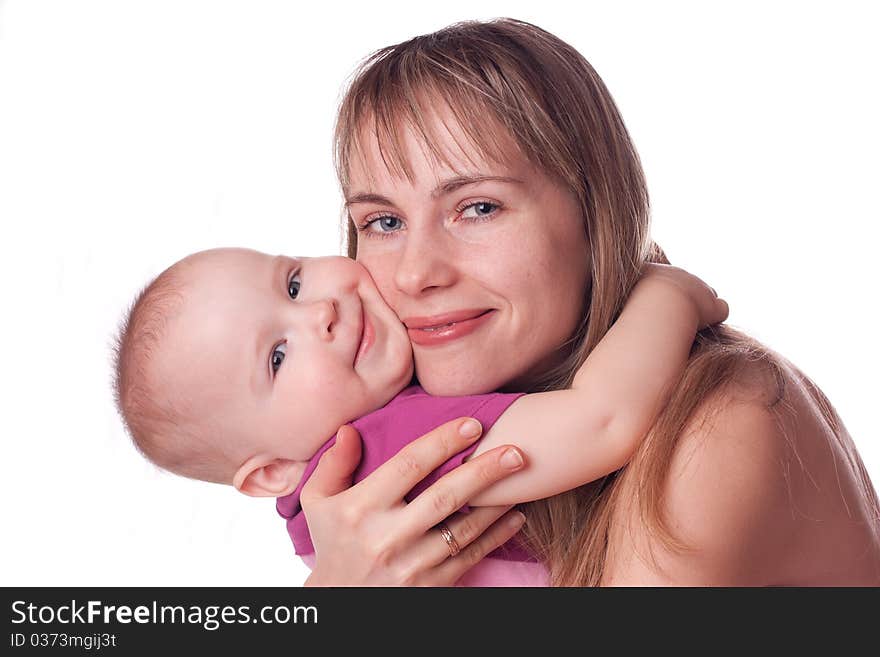 Mother with daughter