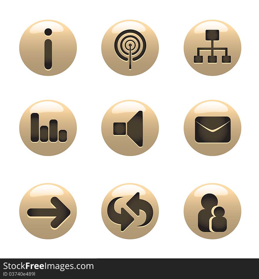 Media Icons Vector