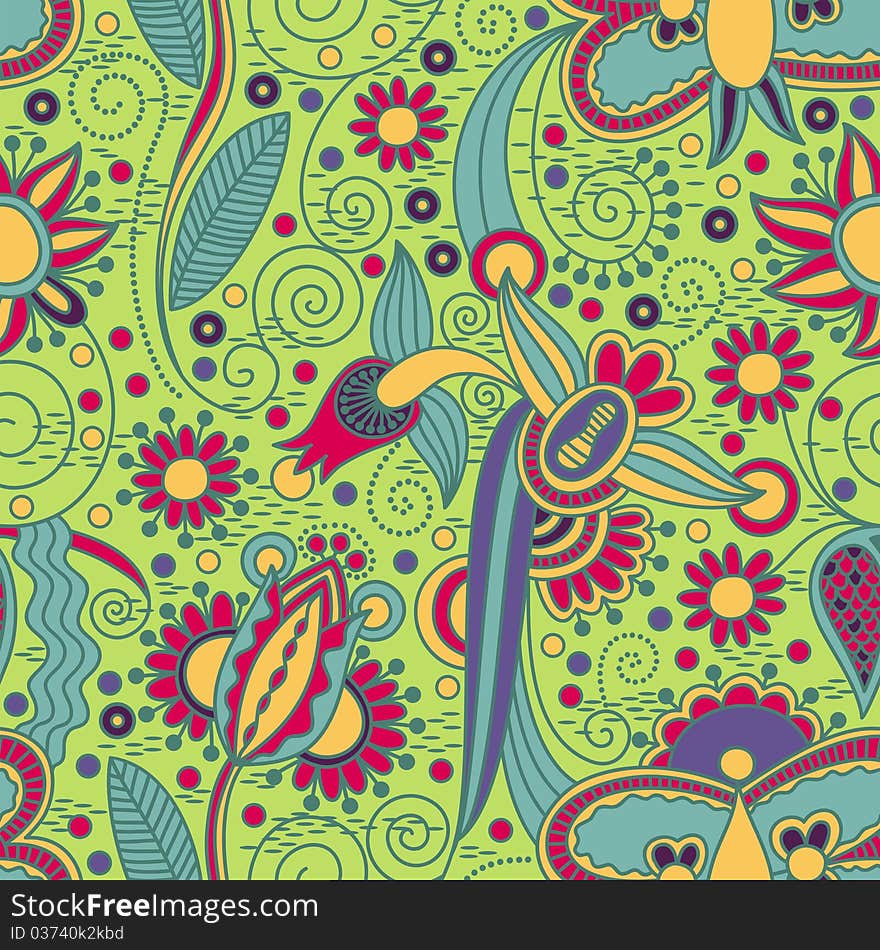 Seamless pattern 
created  in CorelDraw