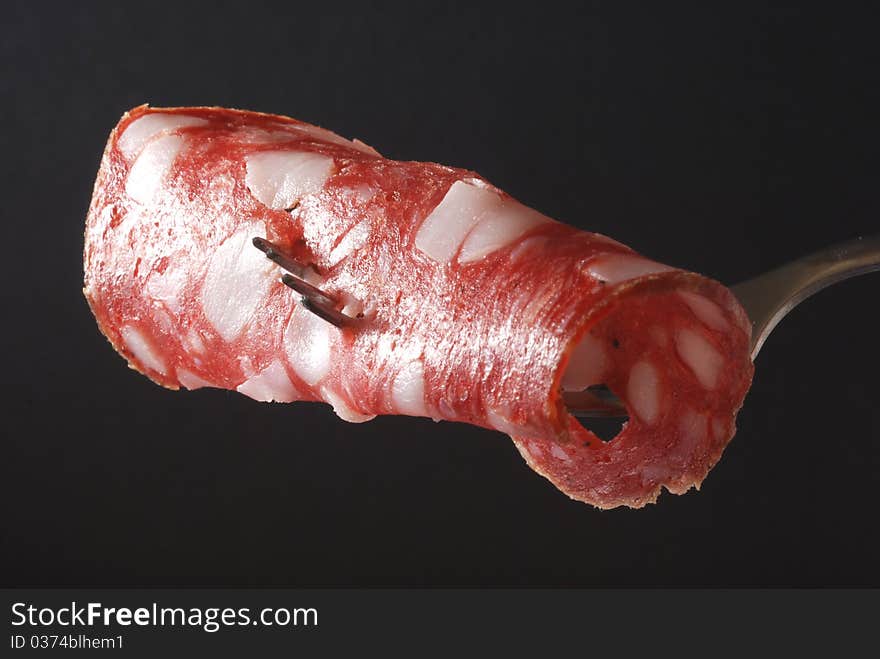 Do you smell the perfume of salami. Do you smell the perfume of salami