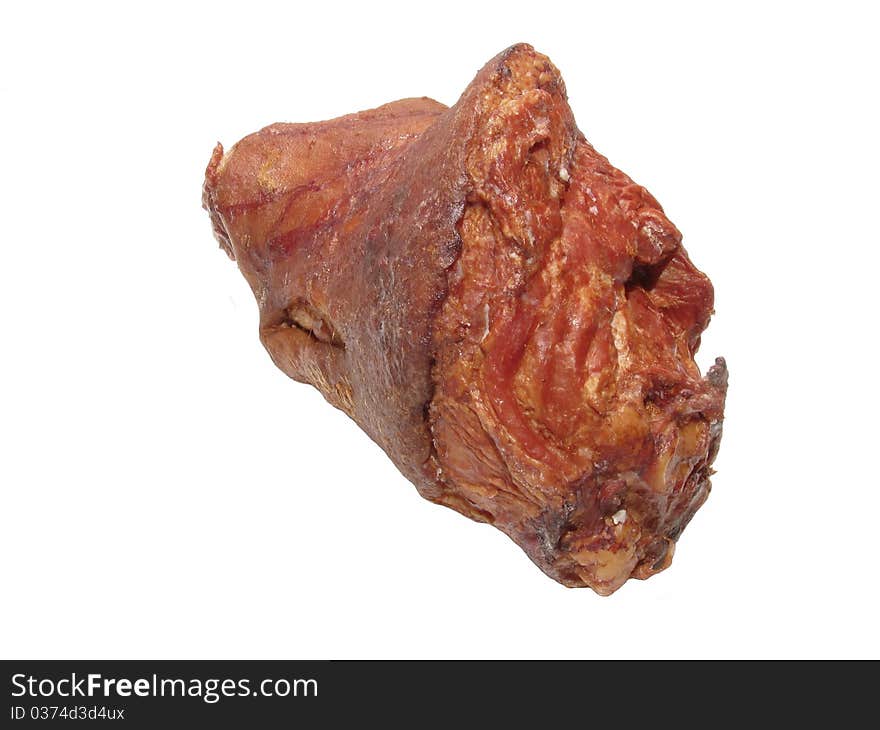 Meat delicacy on a white background. Meat delicacy on a white background