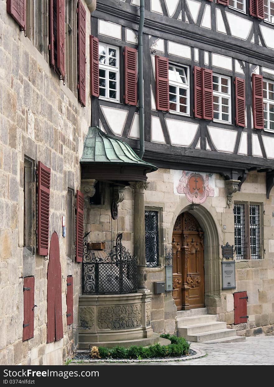 Esslingen - the old town near Stuttgart, Germany