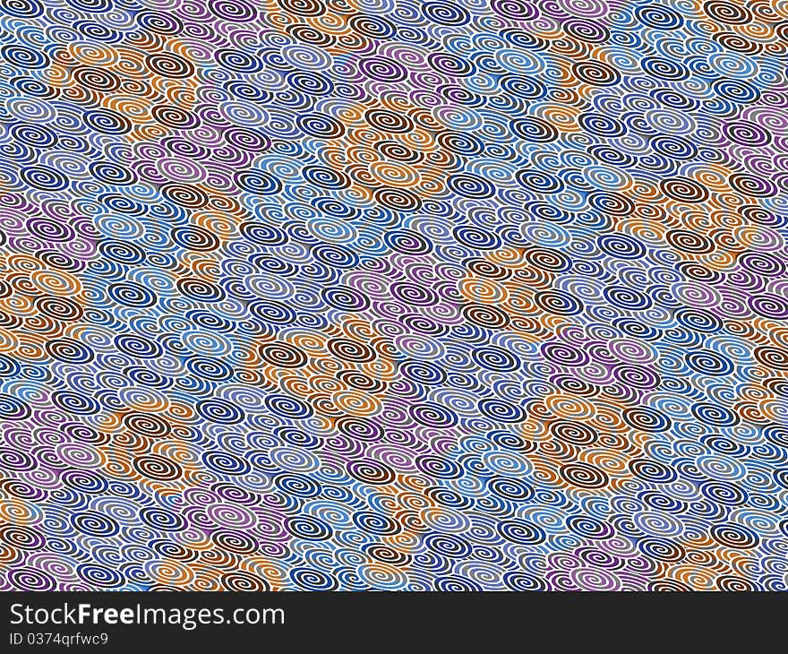 Vector spiral background pattern- eps file available