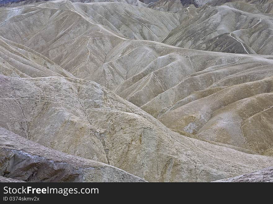 Eroded Landscape - Death Valley, CA