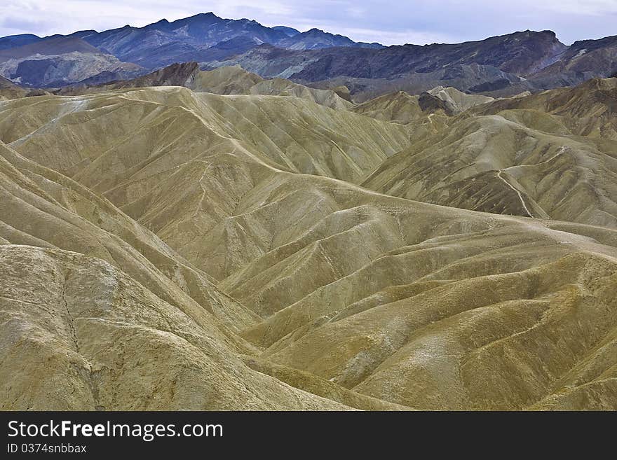 Eroded Landscape - Death Valley, CA