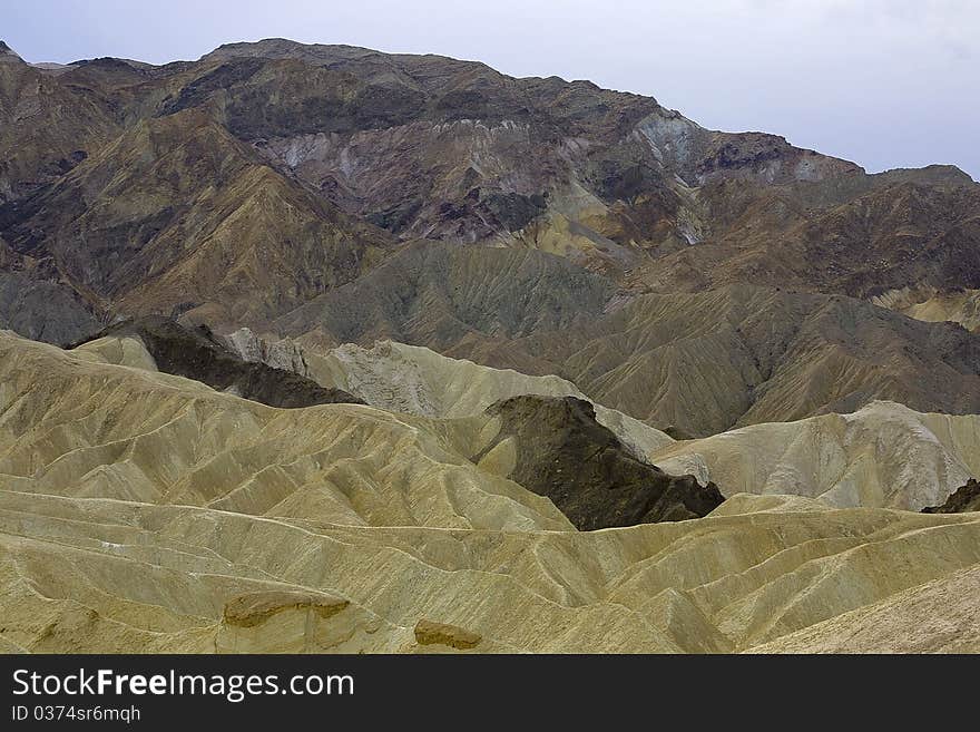 Eroded Landscape - Death Valley, CA